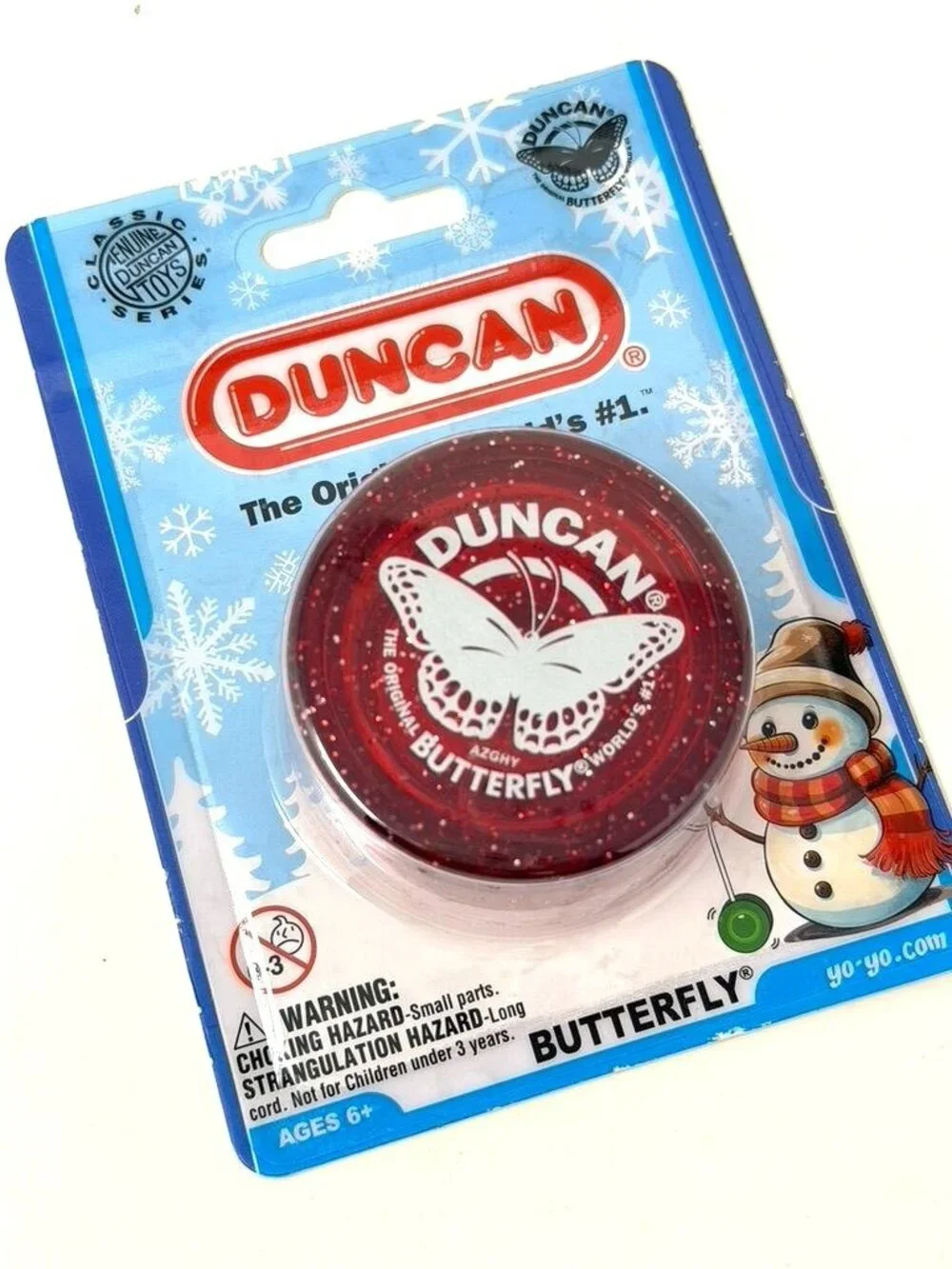 Duncan Butterfly Yo-Yo Holiday Blue Or Red Authentic Exclusive Target Nostalgic